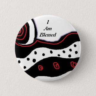 I am blessed - Badge Button