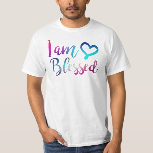 I Am Blessed _ Christian Humor Humble Gift T_Shirt