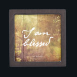 I am Blessed Gift Box<br><div class="desc">Show your appreciation with this simple but creative design.</div>