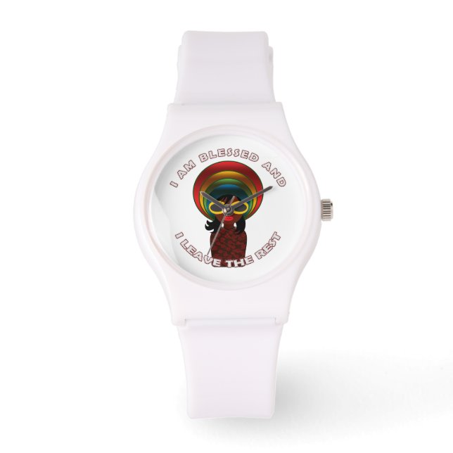 I Am Blessed Inspired Motivated Watch (Front)