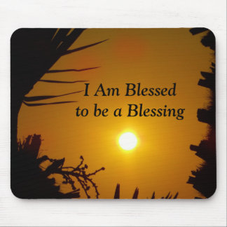 I Am Blessed_ Mousepad_by Elenne Boothe Mouse Pad