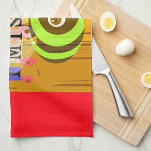 I Am Board, I Miss You Bee Art Print/Graphic Kitchen Towel