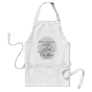 I am Boss in the Kitchen Funny Adult Apron
