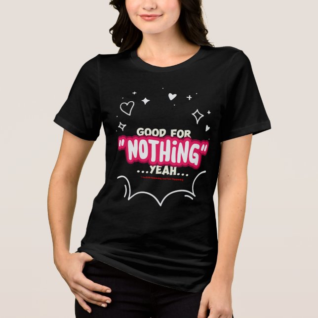 I Am Both Happening and Non-Happening Tri-Blend Shirt (Front)