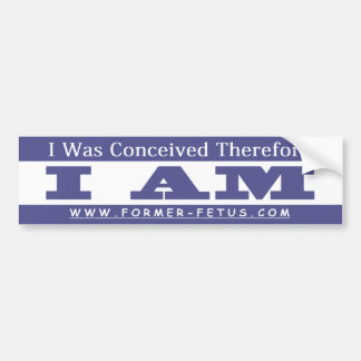 I AM Bumper Sticker