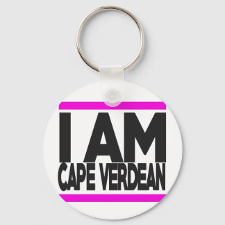i am cape Verdean Keychain