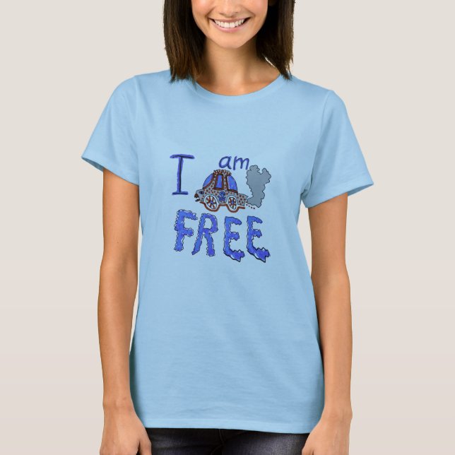 I am CAR free T-Shirt (Front)