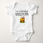 I am celebrating Grandma's 50th birthday Baby Bodysuit<br><div class="desc">I am celebrating Grandpa's 60th birthday</div>