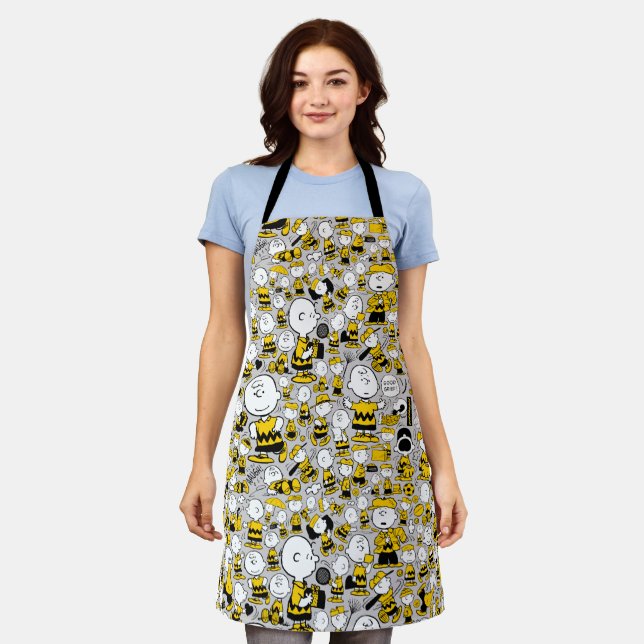 I Am Charlie Brown Pattern Apron (Worn)