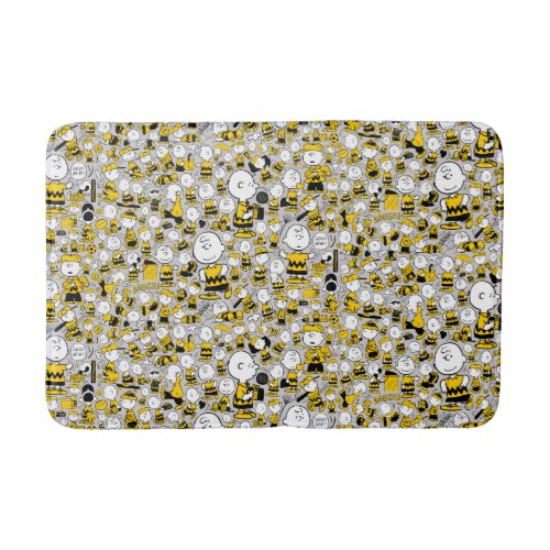 I Am Charlie Brown Pattern Bath Mat