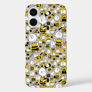 I Am Charlie Brown Pattern iPhone 16 Case