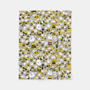 I Am Charlie Brown Pattern Fleece Blanket