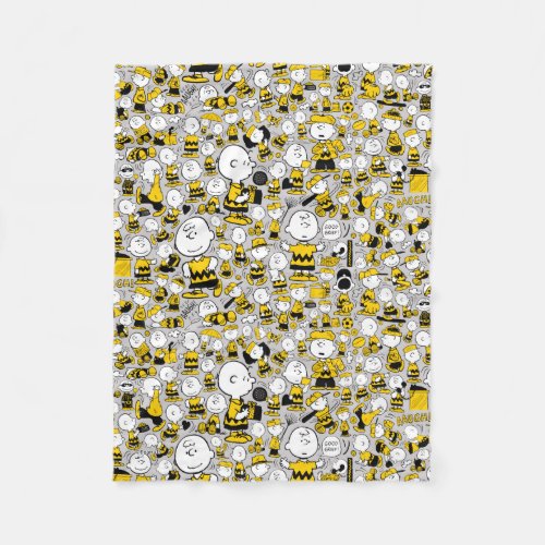 I Am Charlie Brown Pattern Fleece Blanket