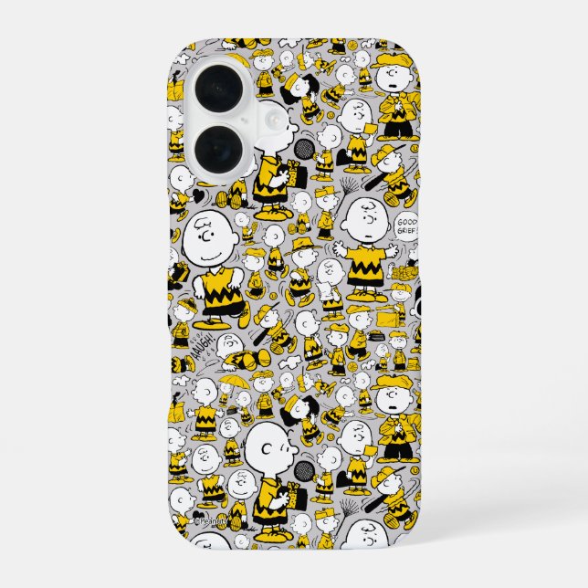 I Am Charlie Brown Pattern Iphone Case (Back)