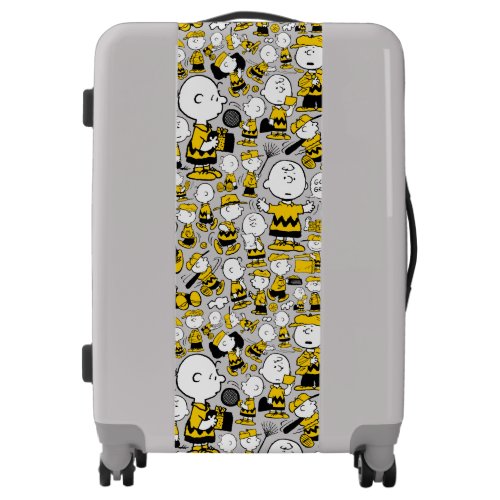 I Am Charlie Brown Pattern Luggage