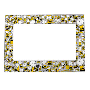 I Am Charlie Brown Pattern Magnetic Frame
