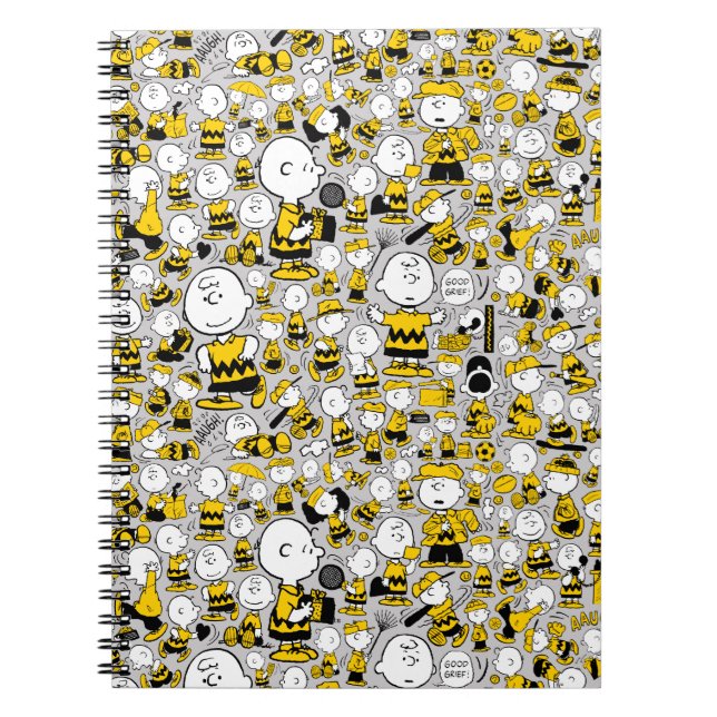 I Am Charlie Brown Pattern Notebook (Front)