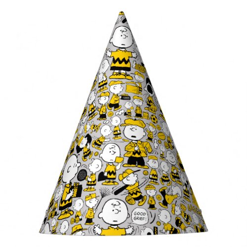 I Am Charlie Brown Pattern Party Hat