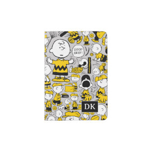 I Am Charlie Brown Pattern Passport Holder