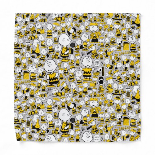 I Am Charlie Brown Pattern Pet Bandana