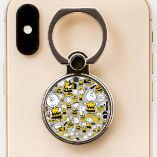I Am Charlie Brown Pattern Phone Ring Stand