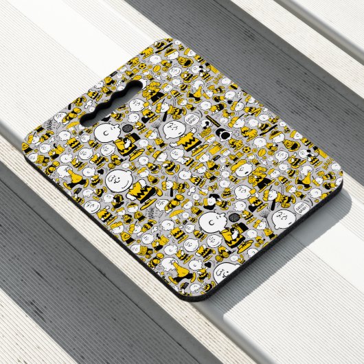 I Am Charlie Brown Pattern Seat Cushion (In Situ)