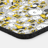 I Am Charlie Brown Pattern Seat Cushion (Corner Detail)