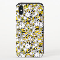 I Am Charlie Brown Pattern iPhone X Slider Case