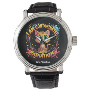 I Am Contaminated with Radiation Japanese Cat Meme Watch