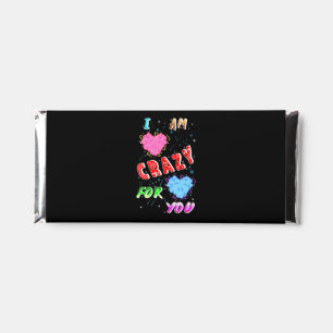 I Am Crazy For You Hershey Bar Favors