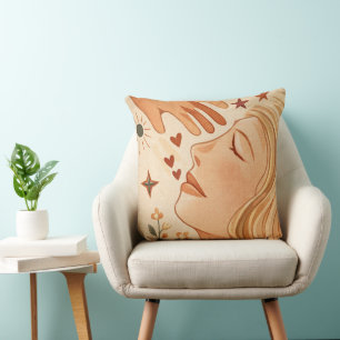 I AM CREATED — The Breath of Life Throw Pillow