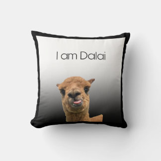 I am Dalai Throw Pillow
