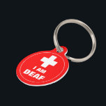 "I Am Deaf" Special Needs Deaf Pet ID Tag<br><div class="desc">Every pet needs identification to be safe. But special needs pets, like deaf dogs and deaf cats, need a little bit more. If your deaf pet were ever to get lost, let the people who find him know that there's nothing new wrong with him, and that your pet is just...</div>