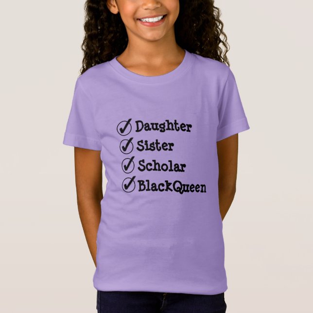 I Am Declaration - Girls' Jersey T-Shirt (Front)