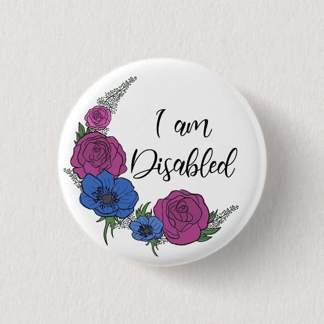 I am Disabled Button (Front)