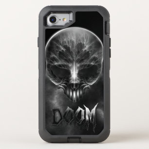 I Am Doom Fractal Skull OtterBox Defender iPhone SE/8/7 Case