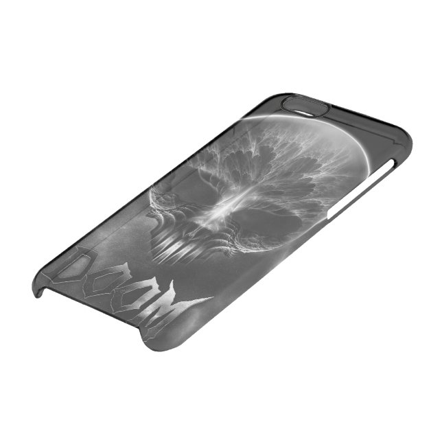 I Am Doom Fractal Skull Uncommon iPhone Case (Bottom)