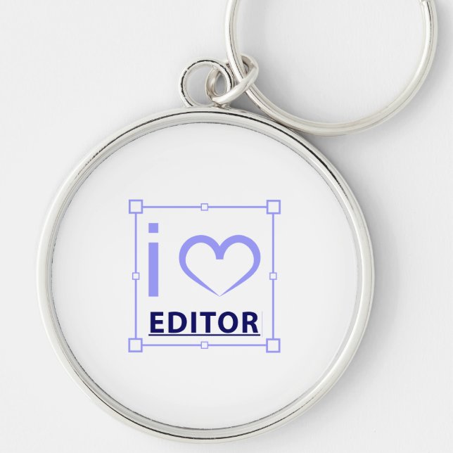I am editor keychain (Front)