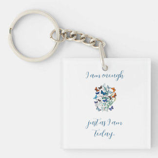"I Am Enough" Affirmation Keychain