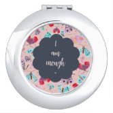 Papillon Picture Oval Compact Mirror 2