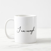 I am Enough Self Care Self Worth Encouragement