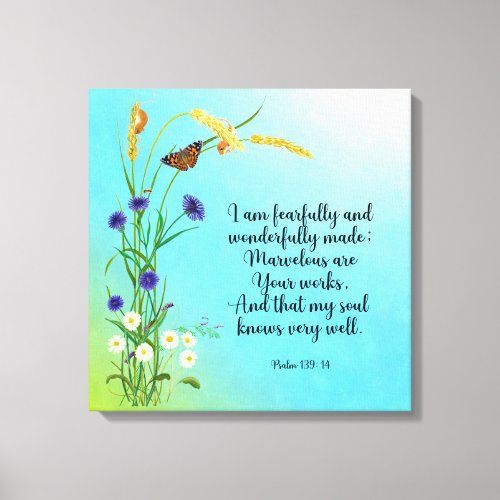 I am fearfully and wonderfully made acrylic print