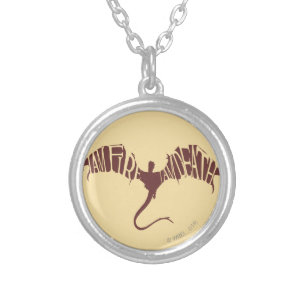 I Am Fire I Am Death - Graphic Silver Plated Necklace