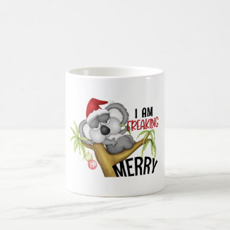 I am freaking merry - Christmas Koala Coffee Mug