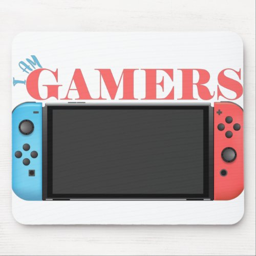 i am gamers game console mouse pad