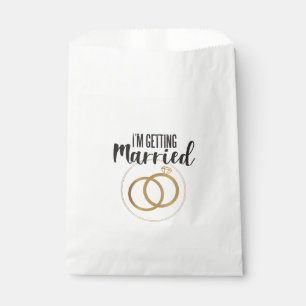 I am Getting Married Favor Bag