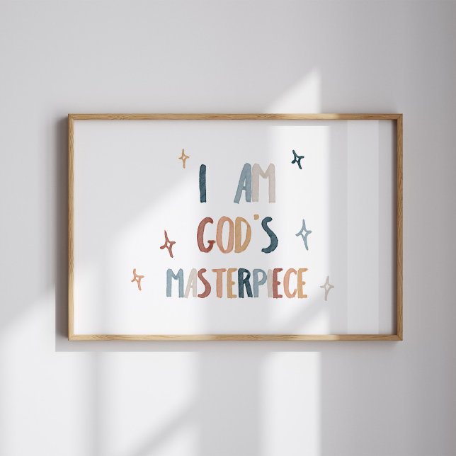 I am God’s masterpiece print (Creator Uploaded)