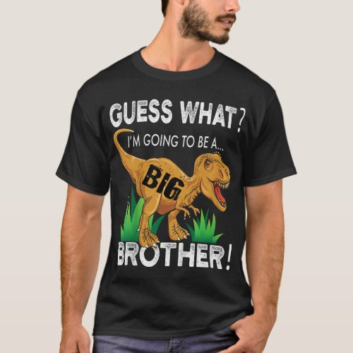 I am going to be a big brother Dinosaur Rex T_Shirt