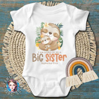 I Am Going To Be A Big Sister Sloth Announcement