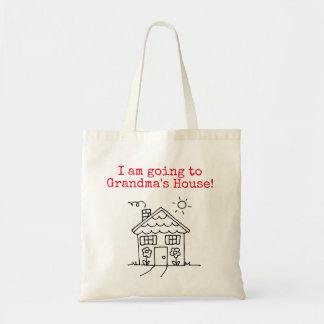 i am going to grandma's house tote